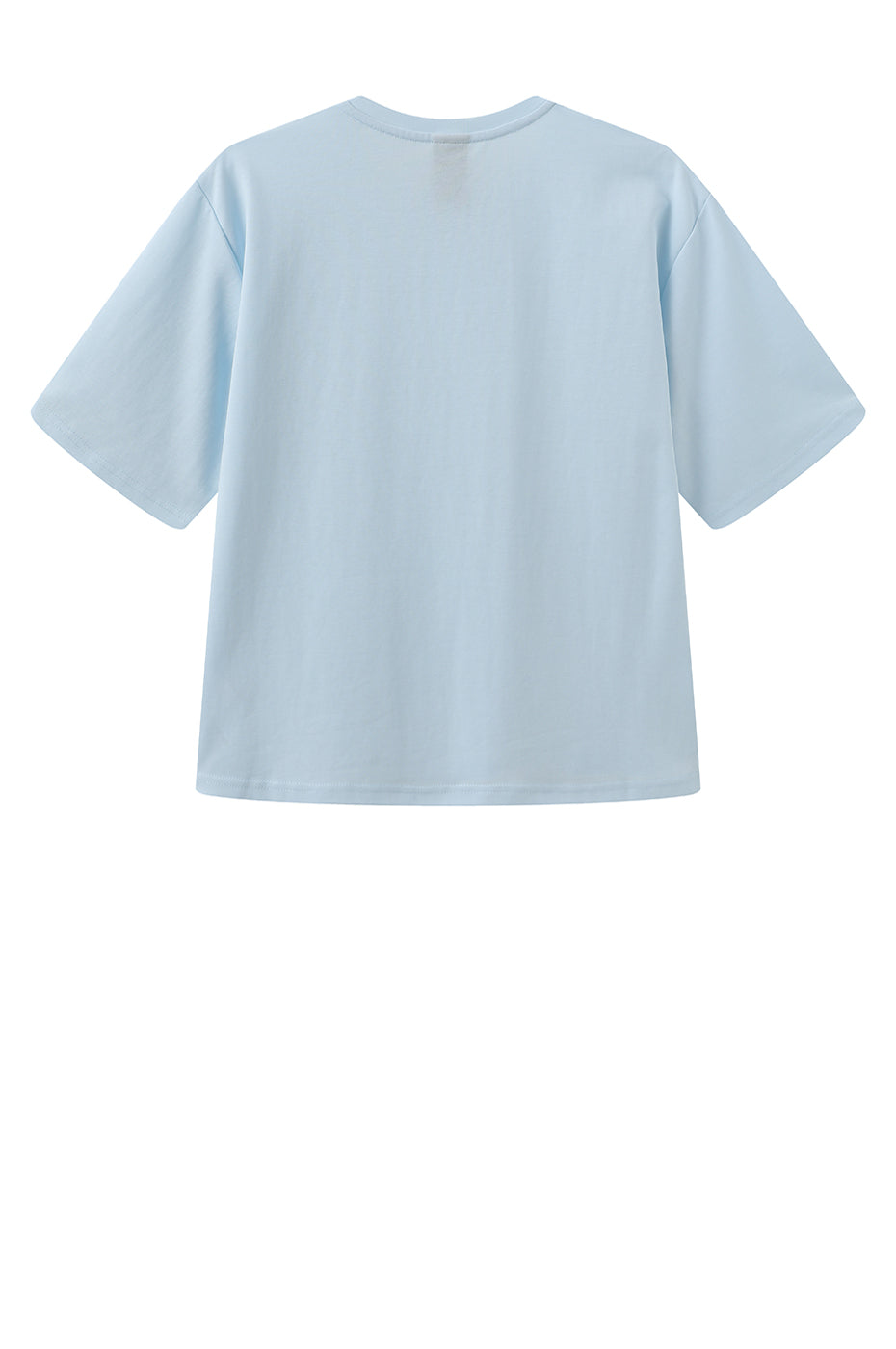 LUXZUZ // ONE TWO Boxy T-shirt T-Shirt 532 Ballad Blue