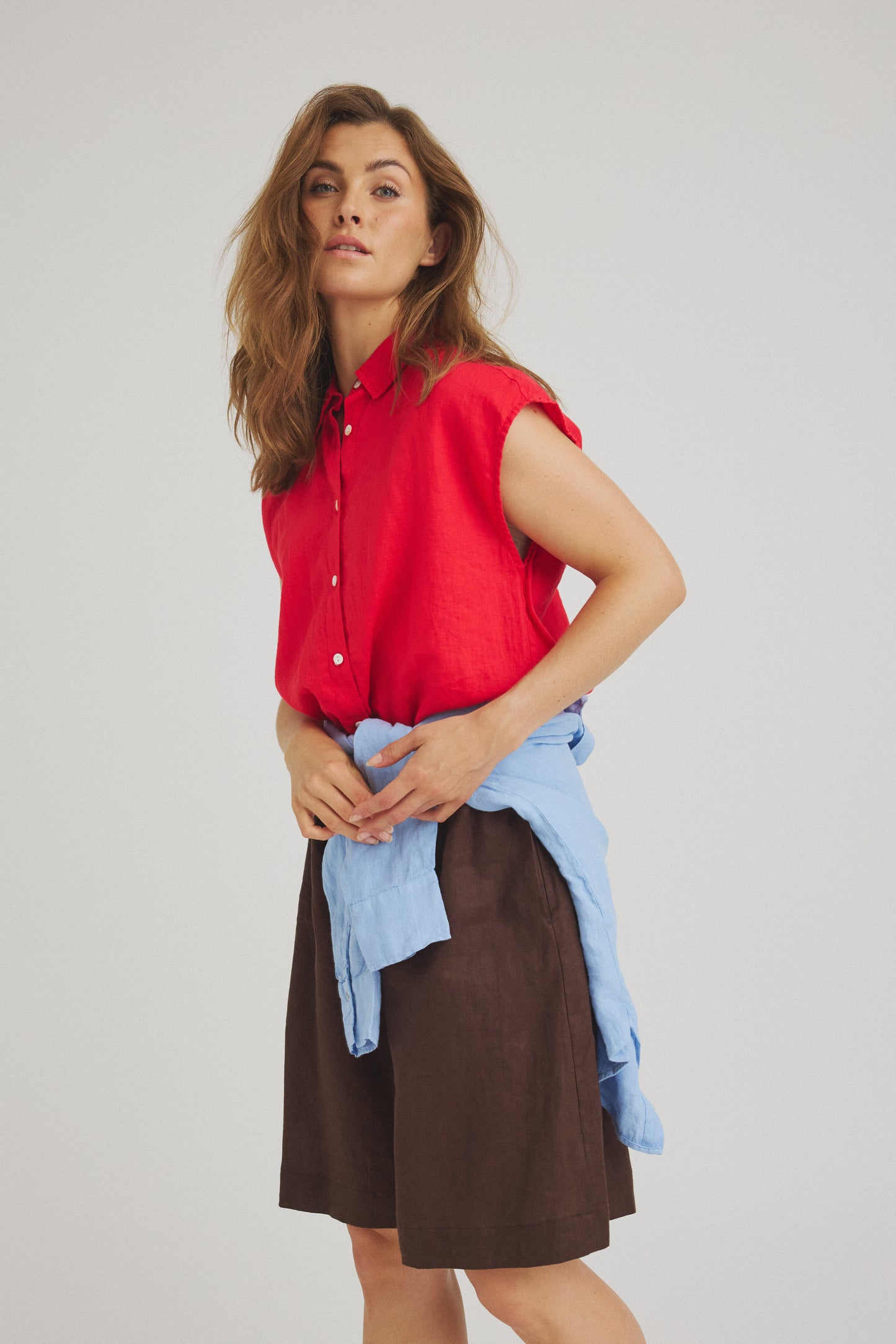 LUXZUZ // ONE TWO Eiluu Shorts Shorts 799 Choco Lux