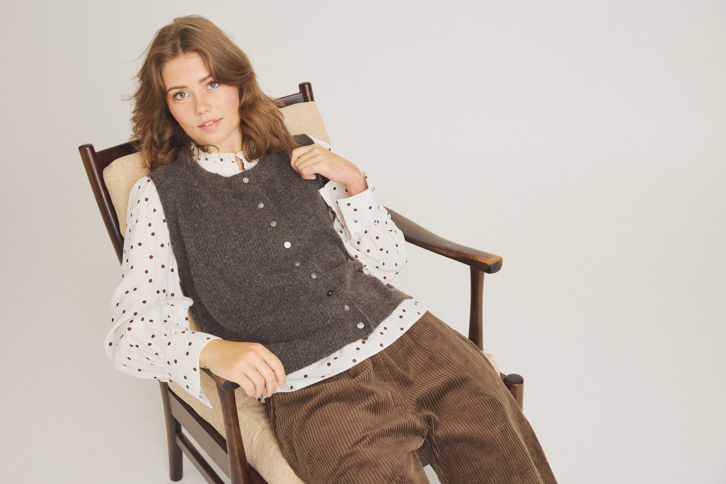 LUXZUZ // ONE TWO Flow Blouse Blouse 737 Cream