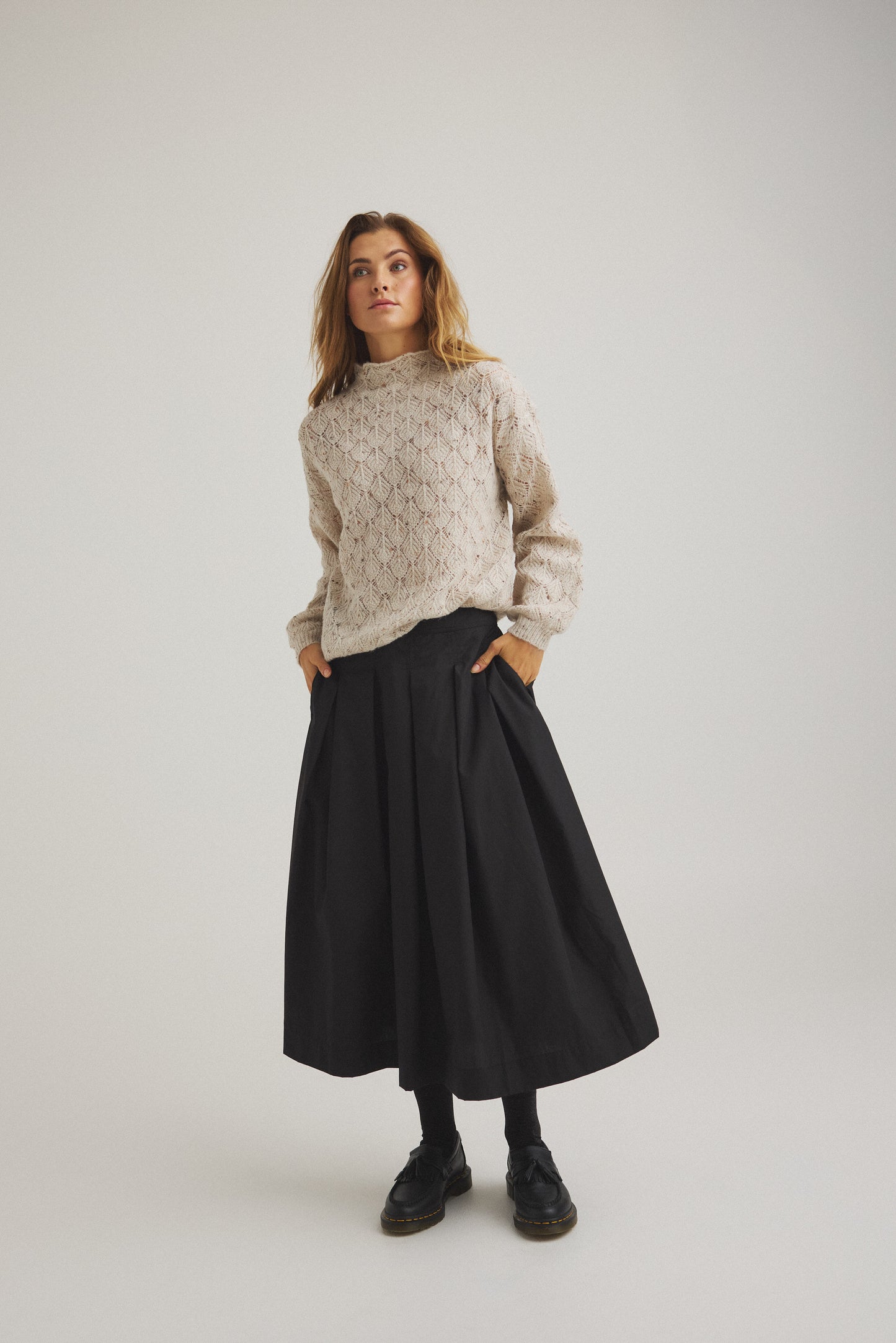 LUXZUZ // ONE TWO Jansine Skirt Skirt 999 Black