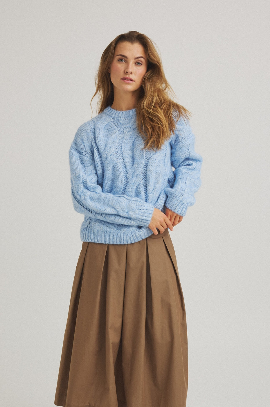 LUXZUZ // ONE TWO Jostina Knit Knit 537 Washed Indigo