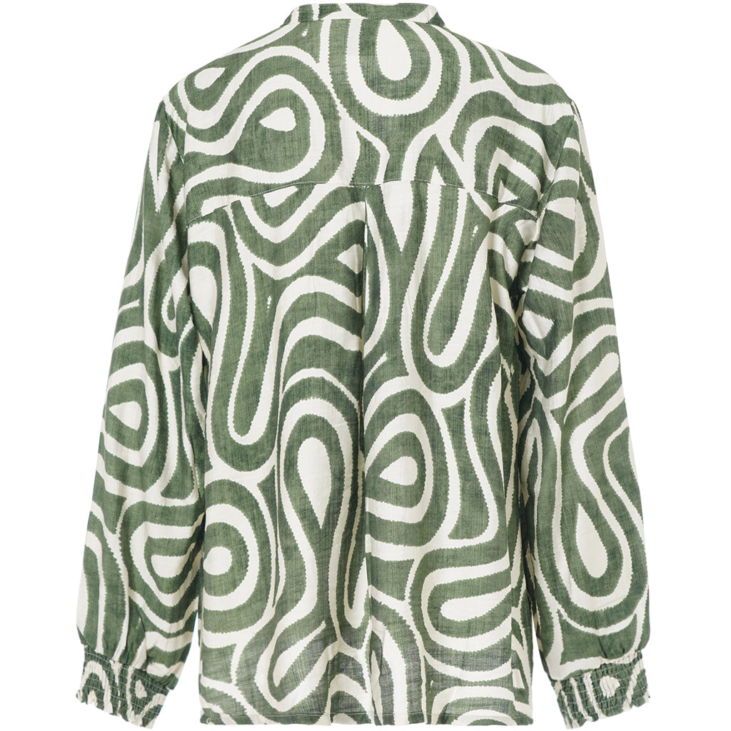 LUXZUZ // ONE TWO Jozi Blouse Blouse 631 Bronze Green