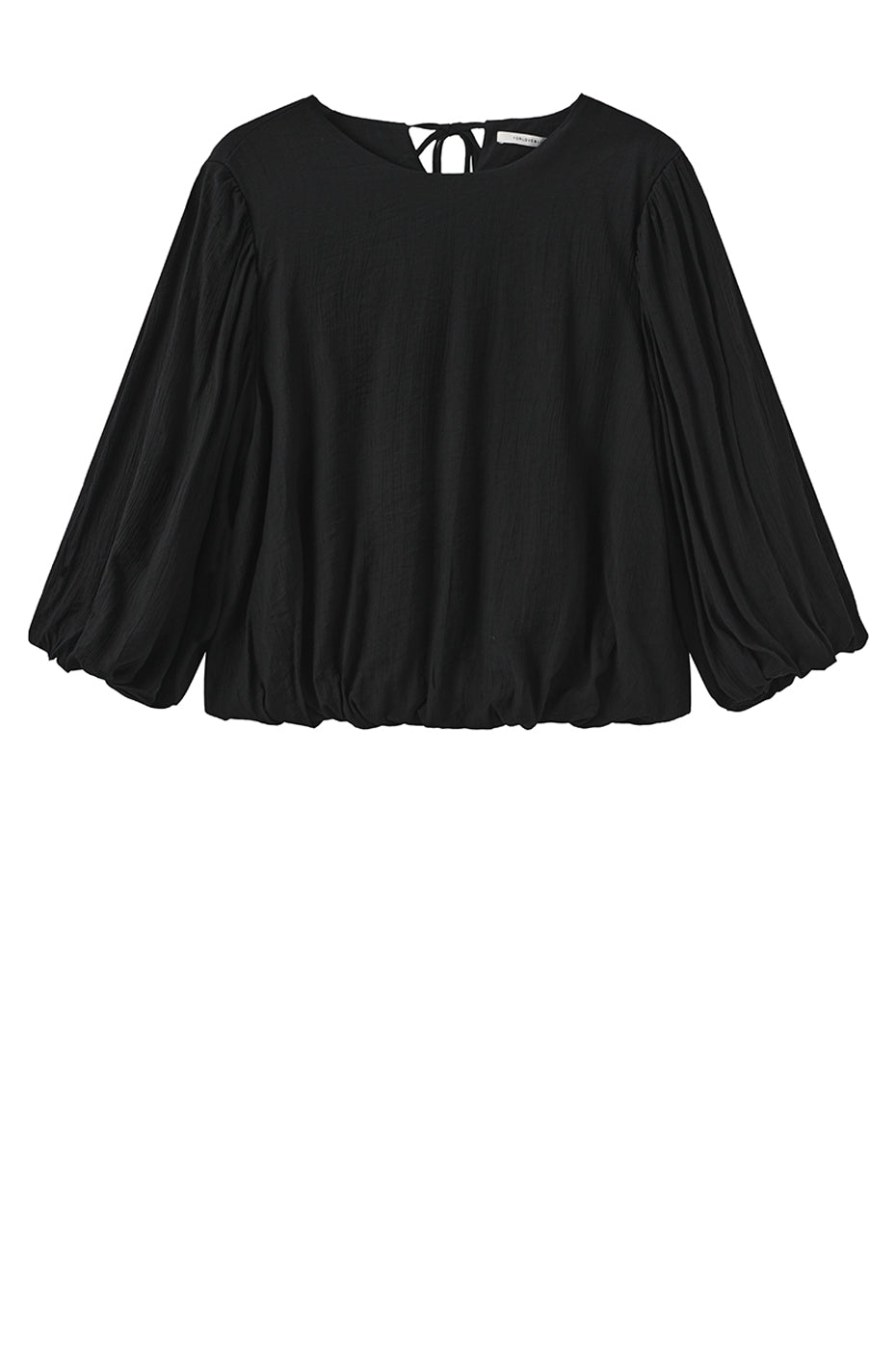 LUXZUZ // ONE TWO Leis Blouse Shirt 999 Black