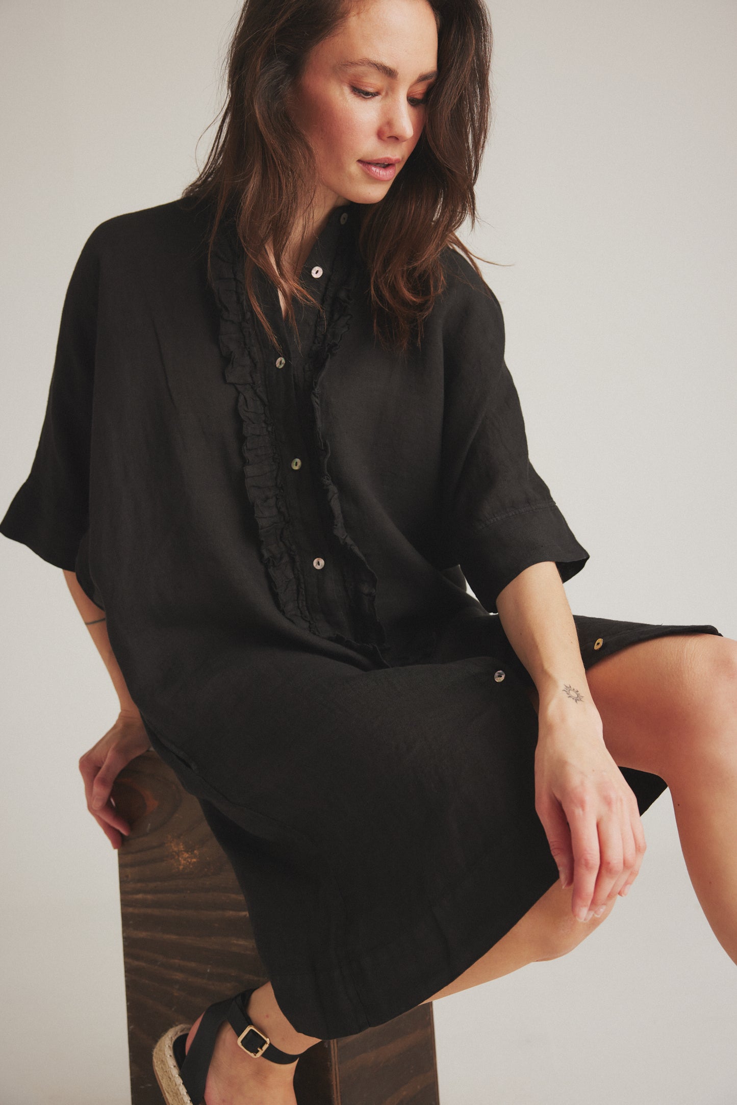 LUXZUZ // ONE TWO Olefine Dress Tuniqué 999 Black