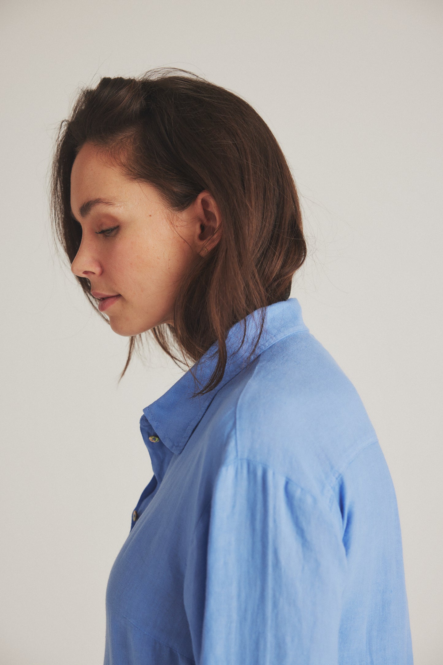 LUXZUZ // ONE TWO Osa Long Shirt Tuniqué 553 Granada Sky