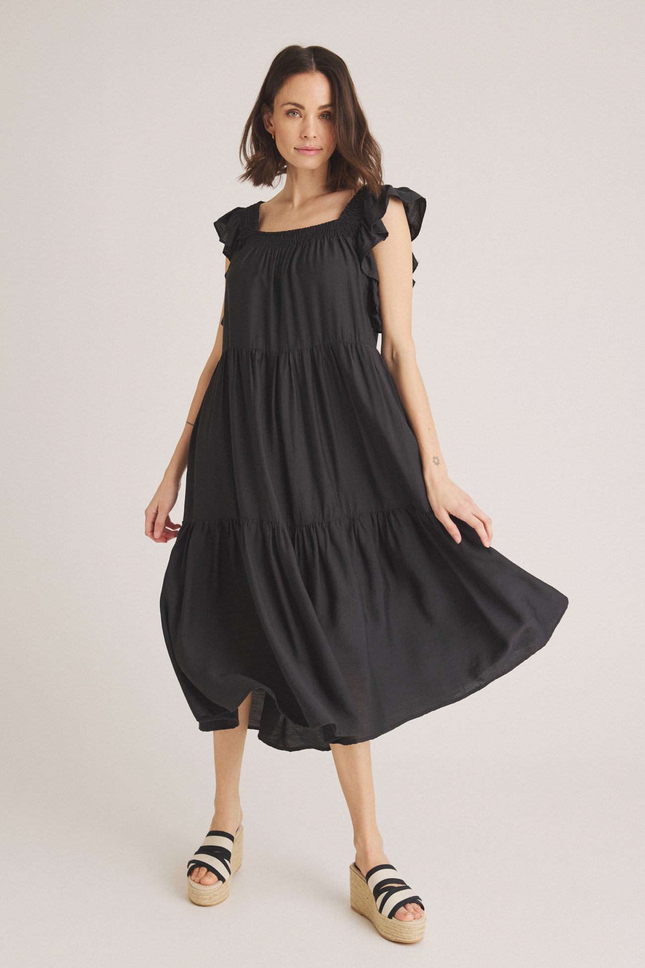 LUXZUZ // ONE TWO Rufusana Dress Dress 999 Black
