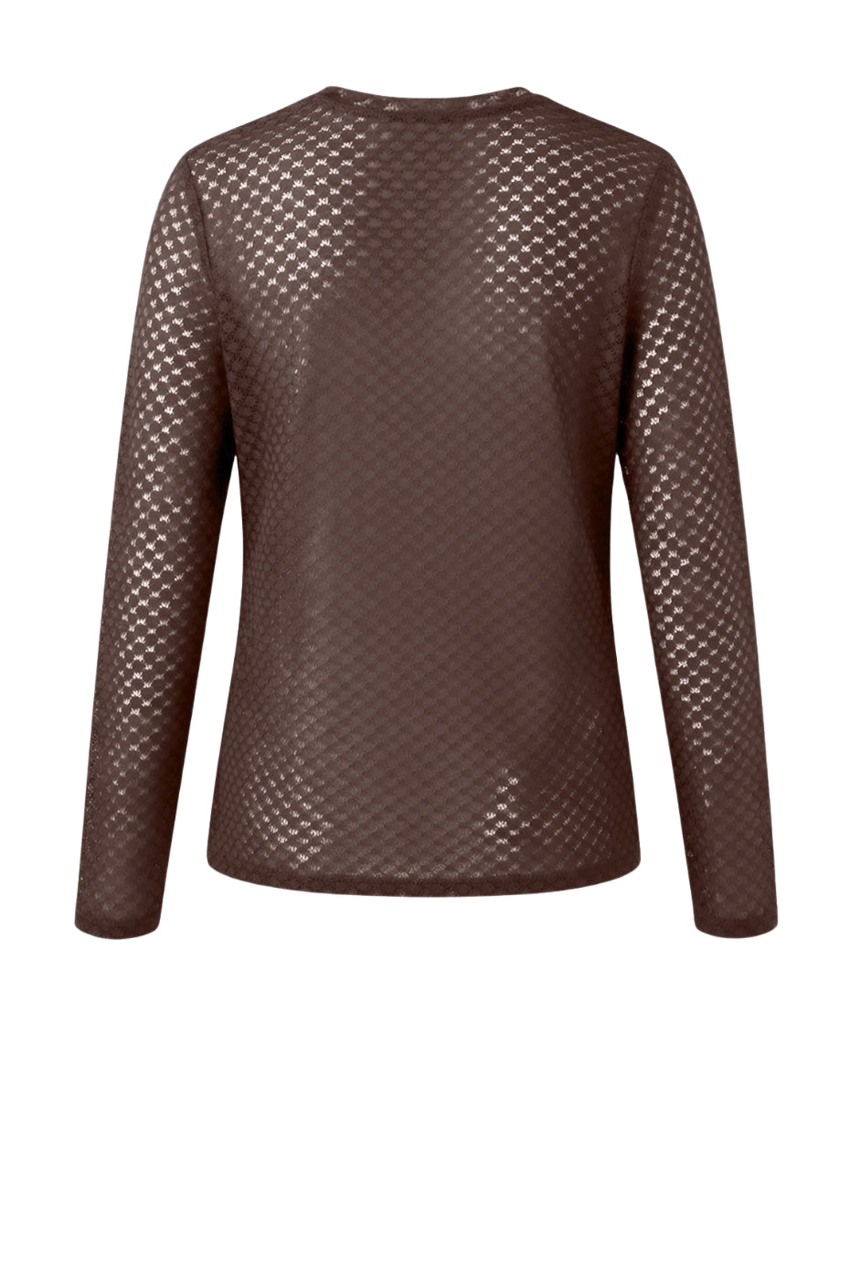 LUXZUZ // ONE TWO Segberg Lace T-shirt T-Shirt 718 Suitcase Brown