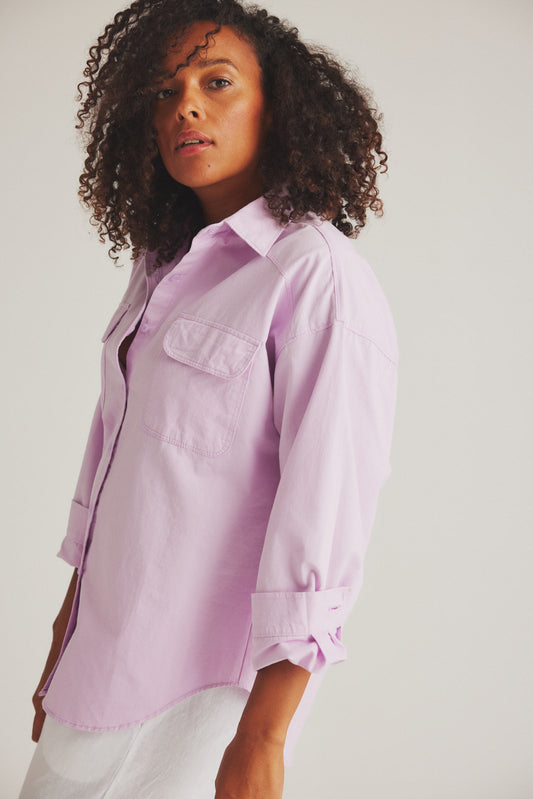 LUXZUZ // ONE TWO Soffie Shirt Shirt 328 Pink Lavender