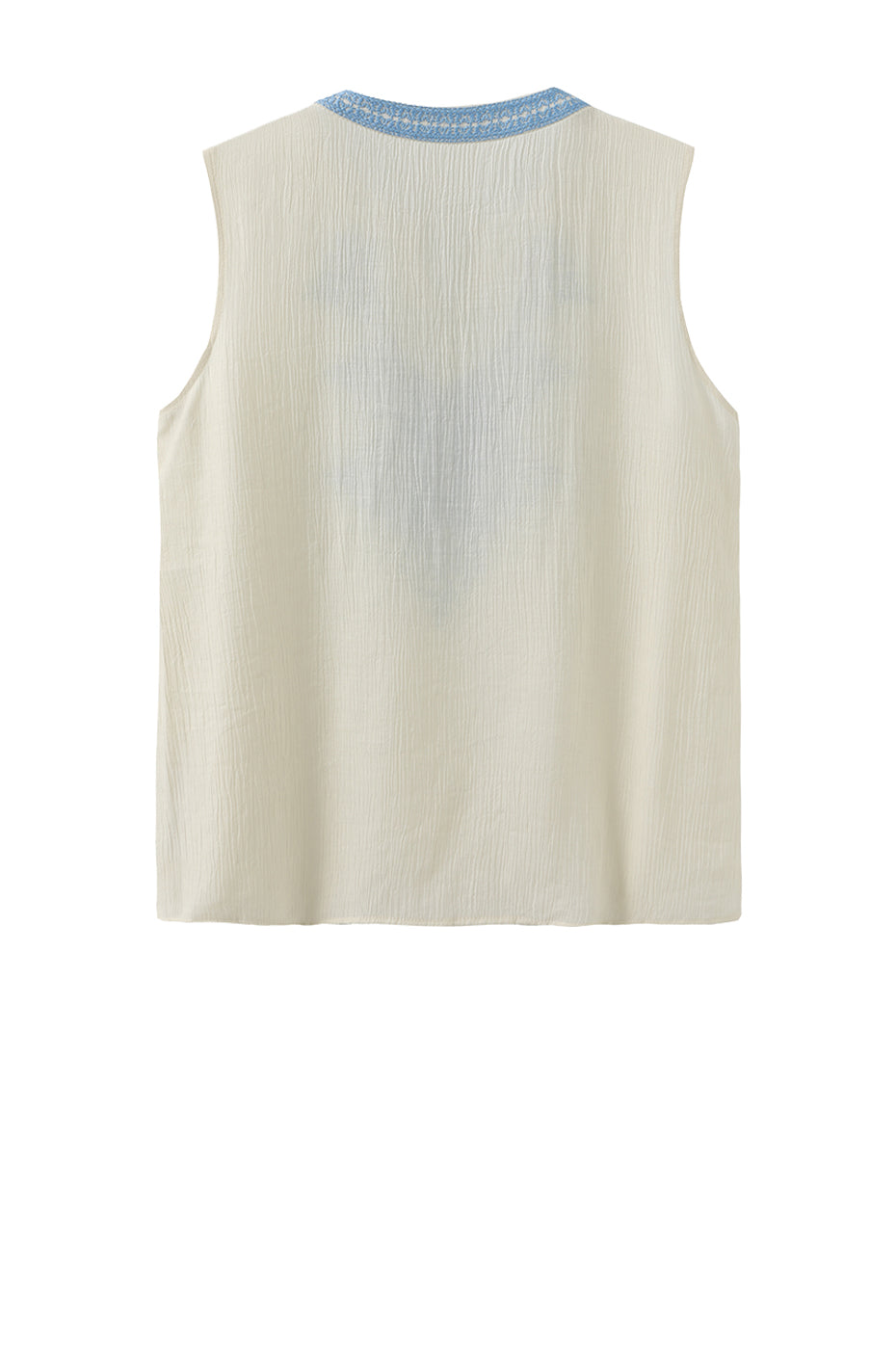 LUXZUZ // ONE TWO Vigdis Top Top Bright Blue 5035