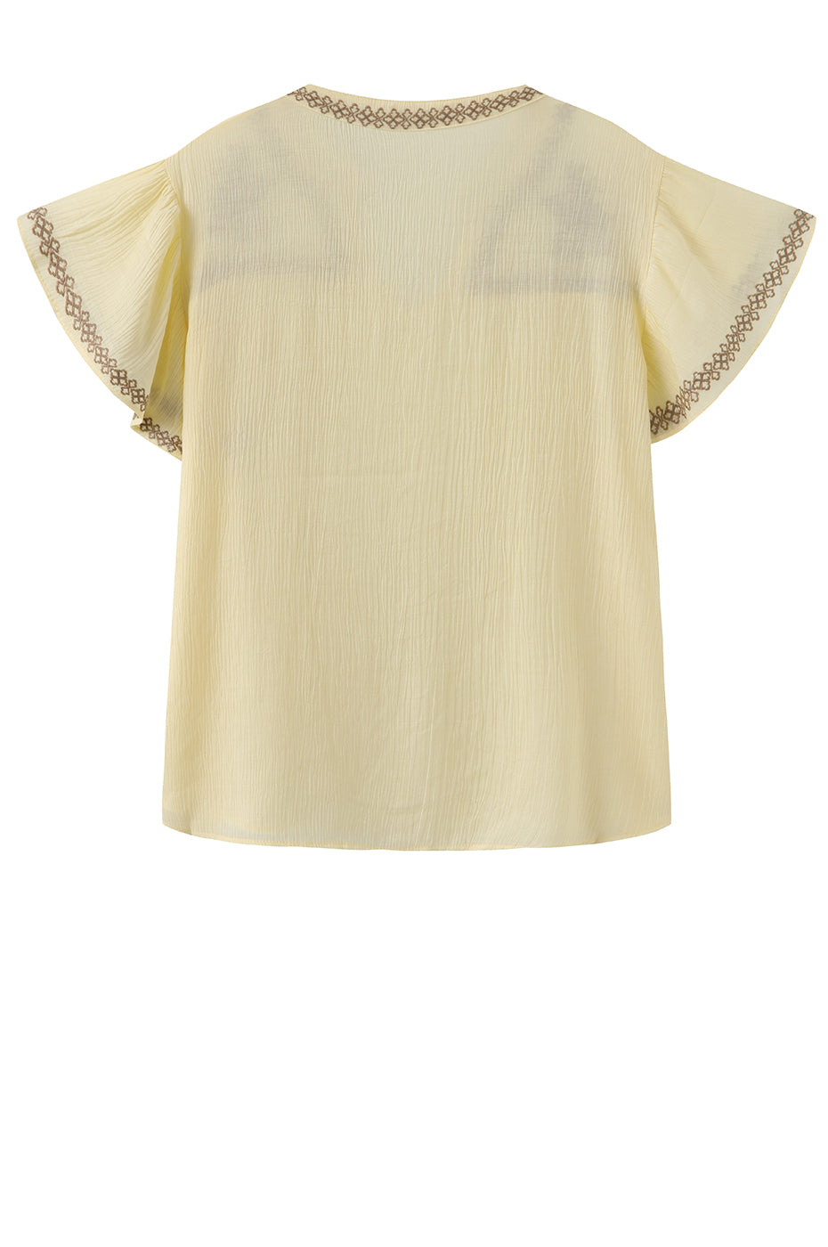 LUXZUZ // ONE TWO Vika Blouse Blouse Soft Yellow 1029