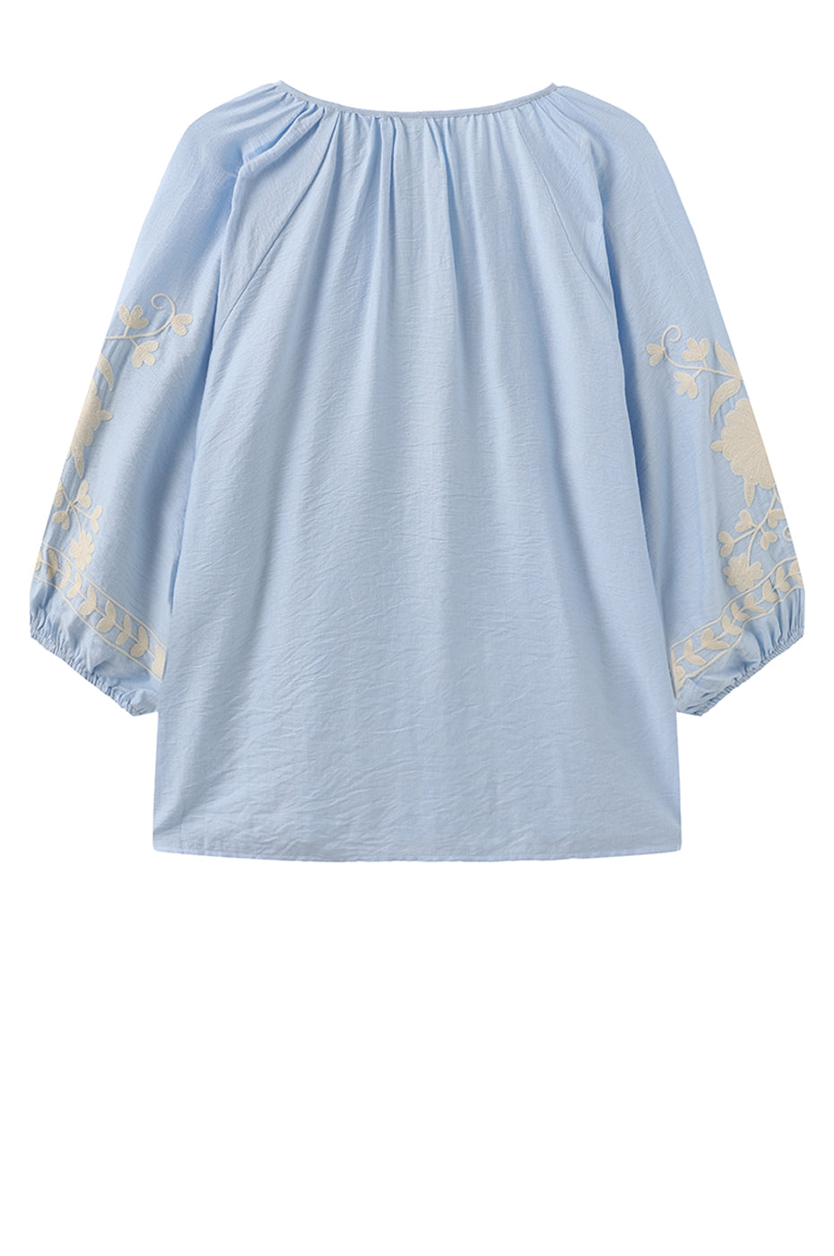 LUXZUZ // ONE TWO Vina Blouse Blouse Light Blue 5010
