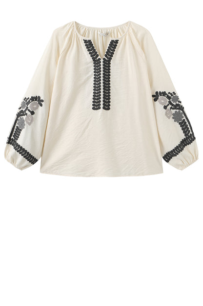 LUXZUZ // ONE TWO Adel Blouse Blouse 741 Ecru
