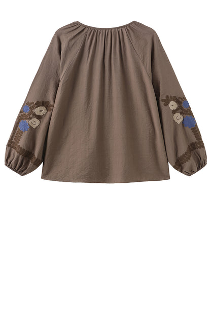 LUXZUZ // ONE TWO Adel Blouse Blouse 774 Granola