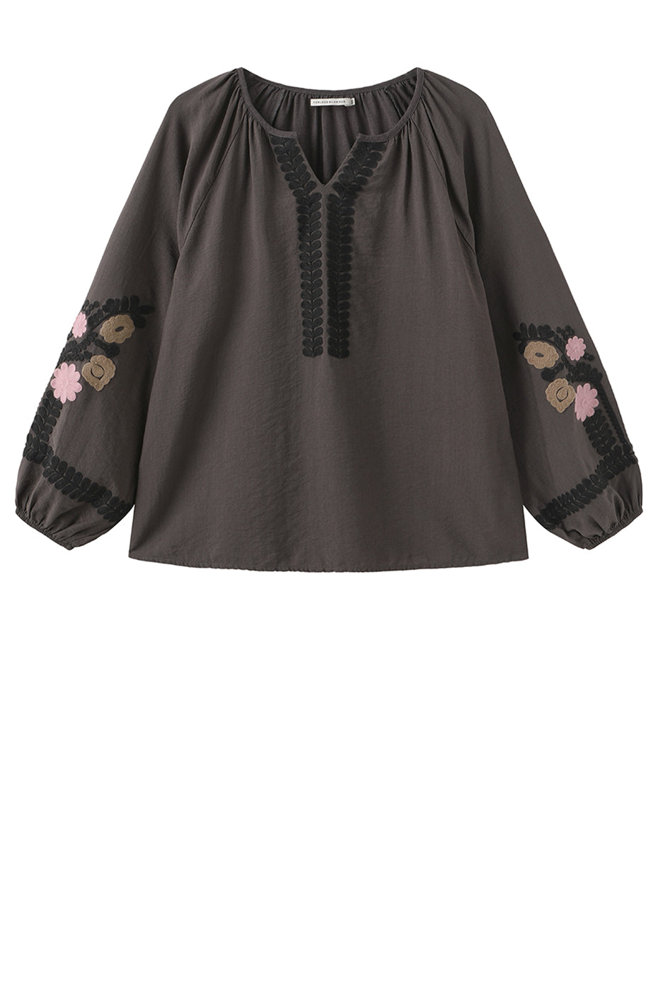 LUXZUZ // ONE TWO Adel Blouse Blouse 788 Chocolate Chip