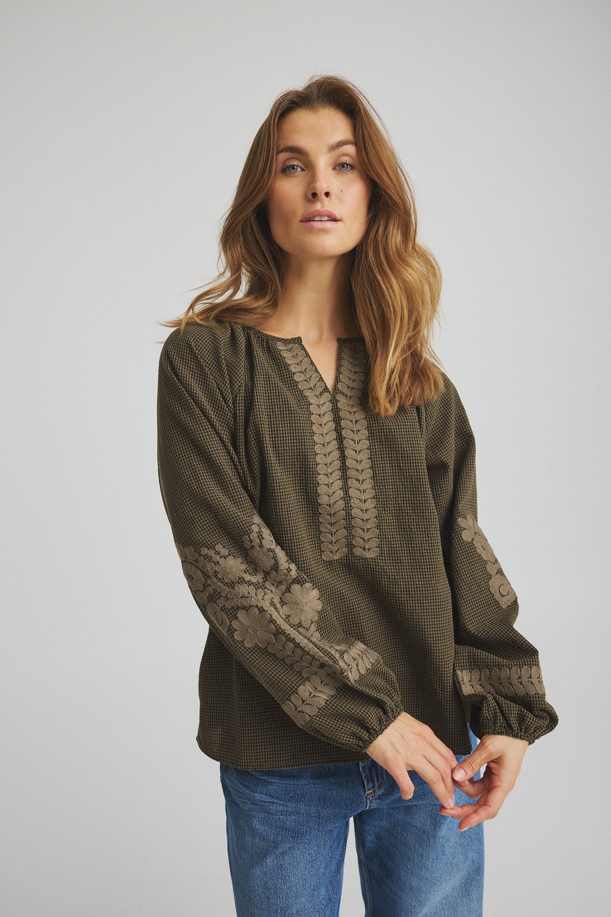 LUXZUZ // ONE TWO Adel Blouse Blouse 734 Tiger's Eye