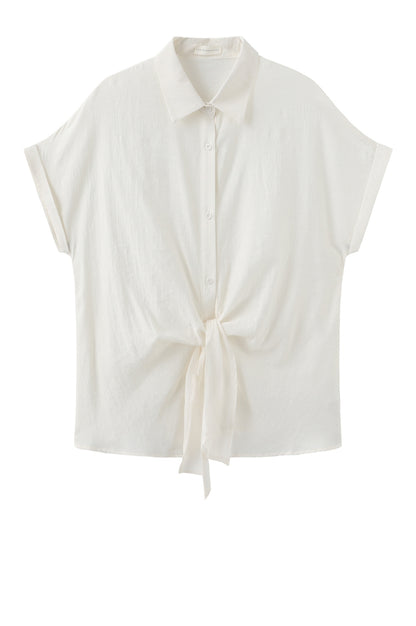 LUXZUZ // ONE TWO Adelgunde Shirt Shirt Cream 7037