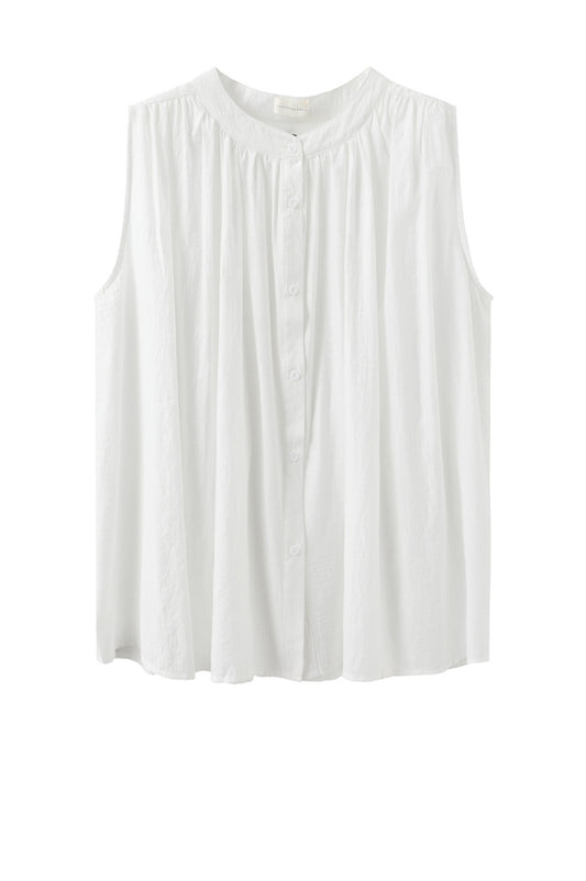LUXZUZ // ONE TWO Agathe Top Blouse Cream 7037