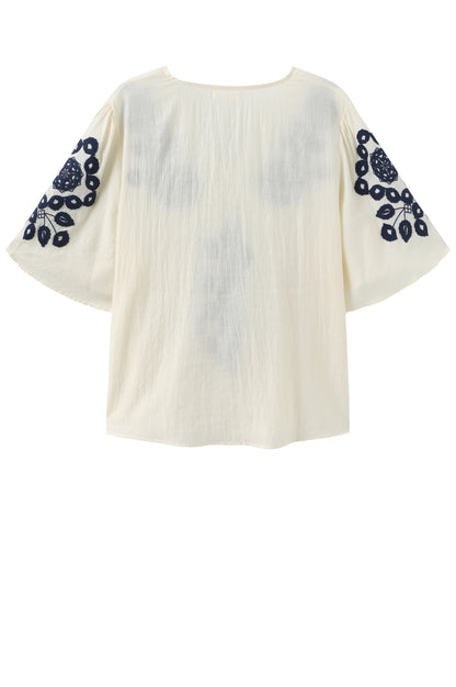 LUXZUZ // ONE TWO Agnethe Blouse Blouse 577 Night Blue