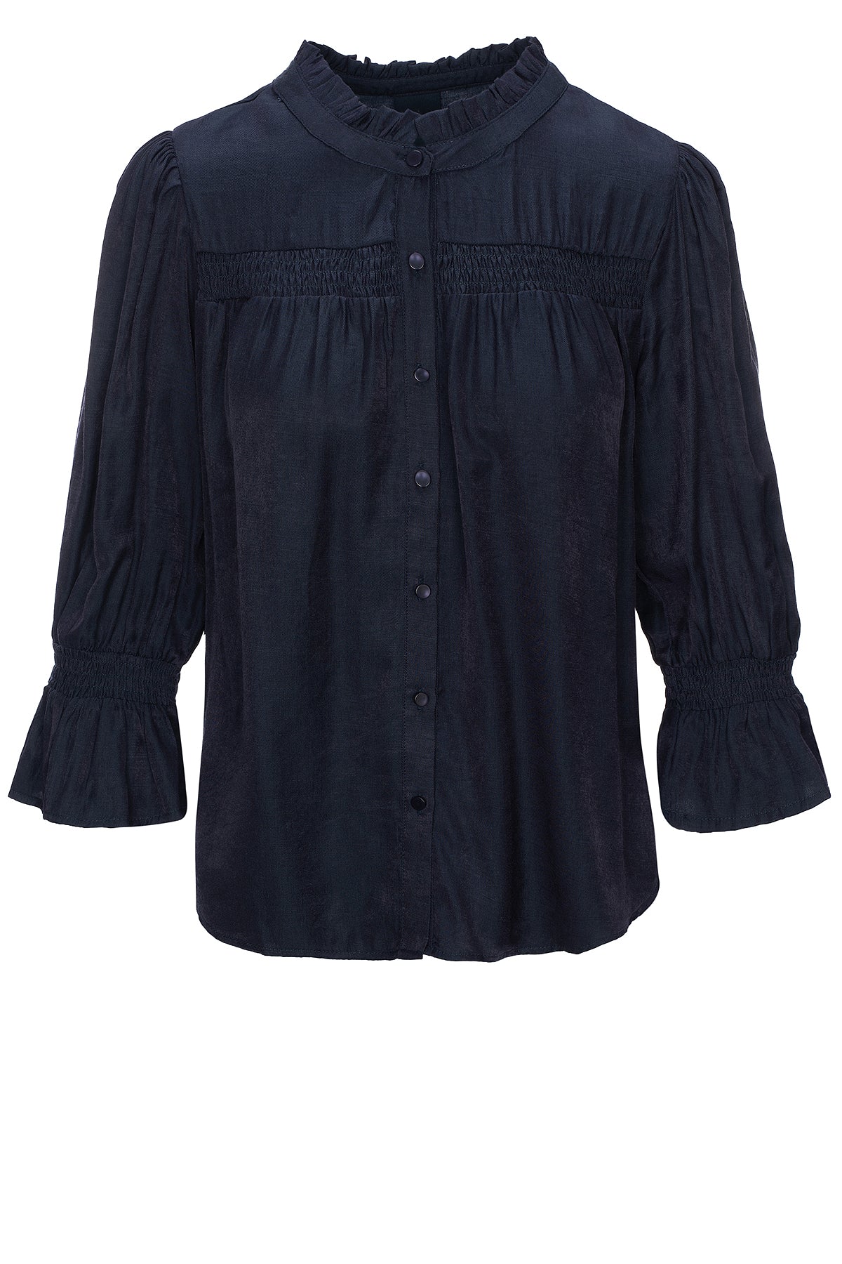 LUXZUZ // ONE TWO Aino Shirt Shirt 577 Night Blue