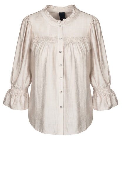 LUXZUZ // ONE TWO Aino Shirt Shirt 712 Sandshell