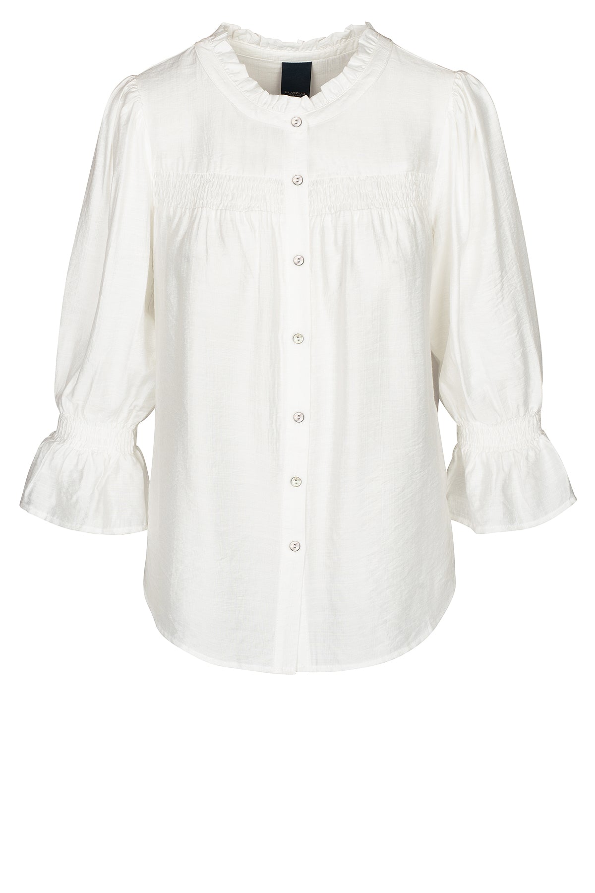 LUXZUZ // ONE TWO Aino Shirt Shirt 737 Cream
