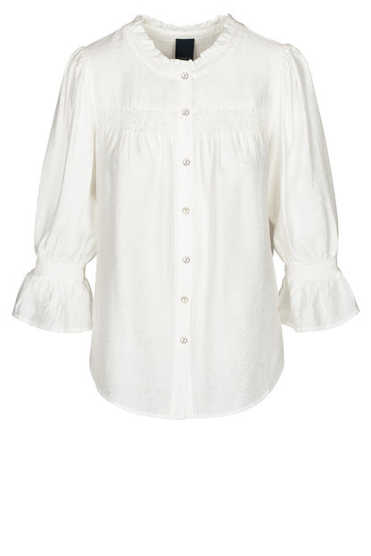 LUXZUZ // ONE TWO Aino Shirt Shirt 737 Cream