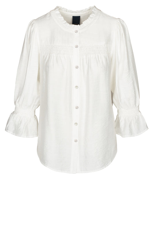 LUXZUZ // ONE TWO Aino Shirt Shirt 737 Cream