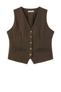 Alessandra Vest - Army Green