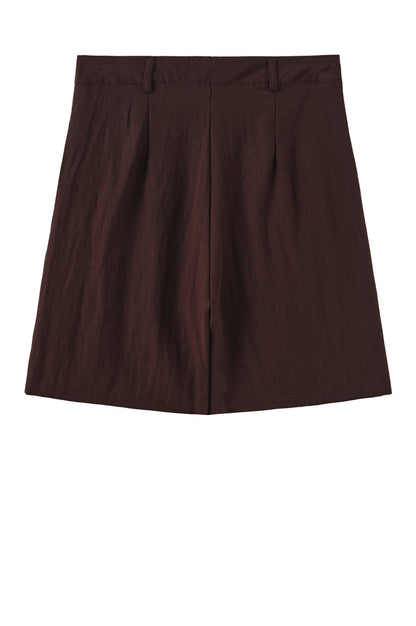 LUXZUZ // ONE TWO Alexandra Shorts Shorts Wine 4090