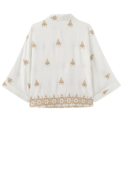 LUXZUZ // ONE TWO Alexandrina Shirt Shirt Cream 7037