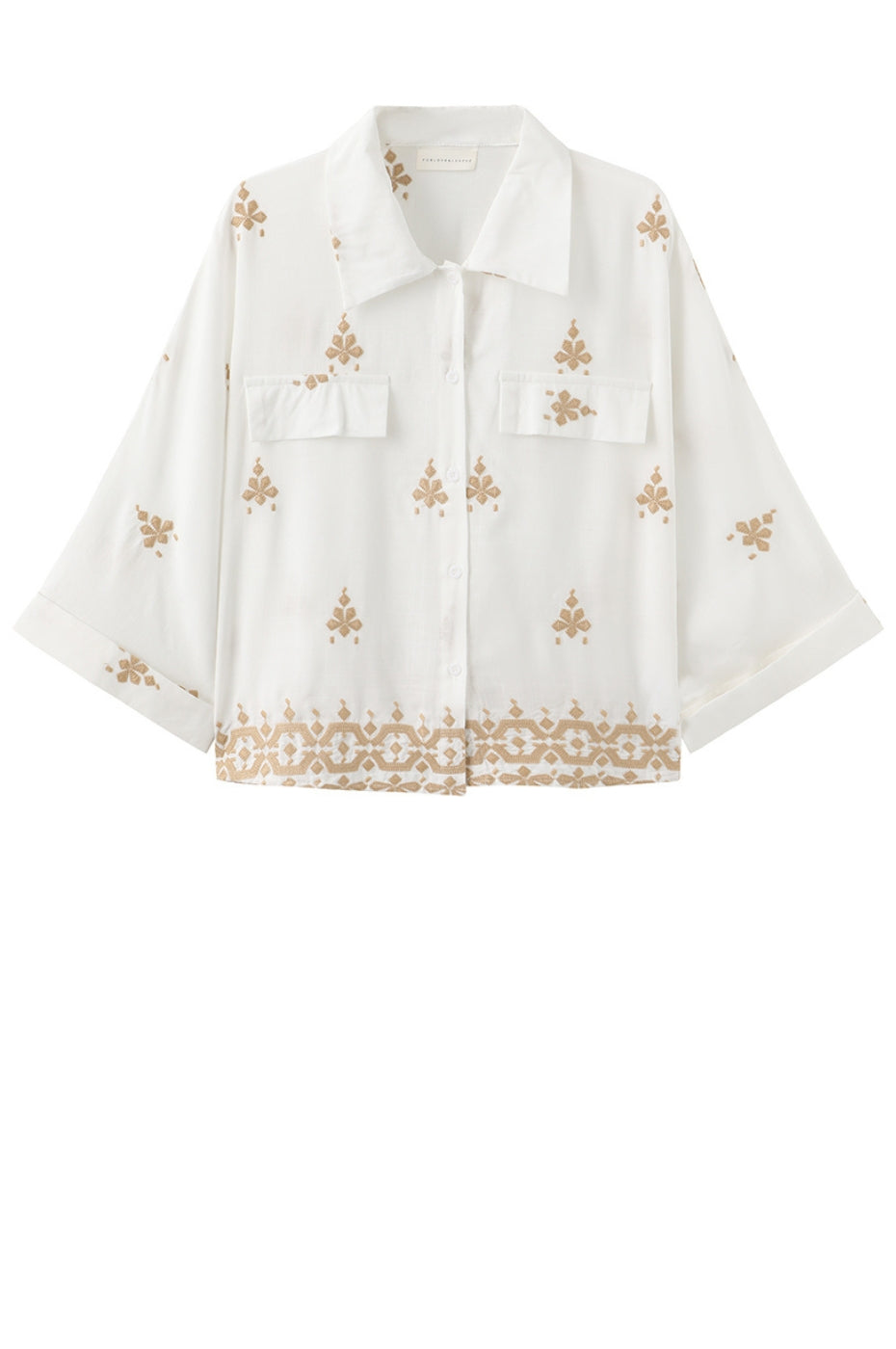 LUXZUZ // ONE TWO Alexandrina Shirt Shirt Cream 7037