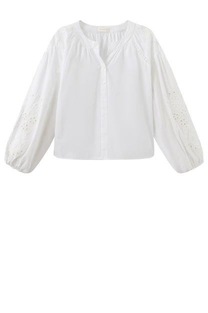 LUXZUZ // ONE TWO Alis Blouse Blouse Cream 7037