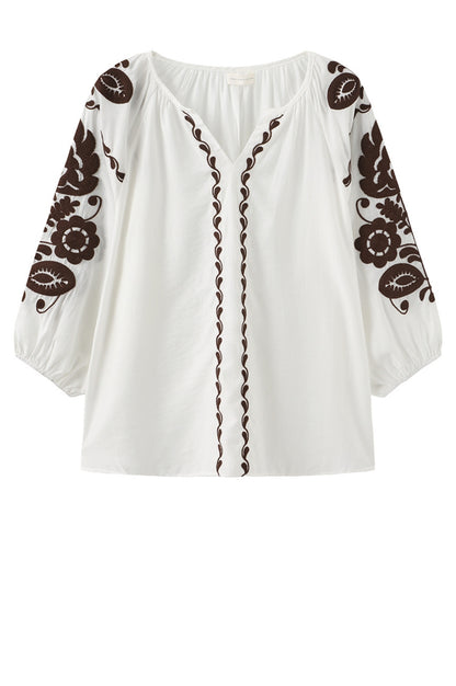 LUXZUZ // ONE TWO Allette Blouse Blouse Cream 7037