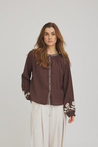Allice Shirt - Dark Brown