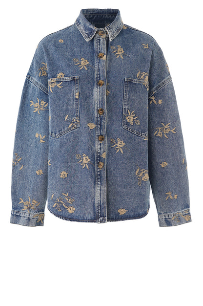 LUXZUZ // ONE TWO Allydia Shirt Shirt 531 Faded Denim