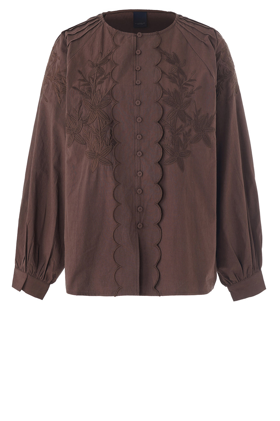 LUXZUZ // ONE TWO Aloisia Shirt Shirt 795 Coffee Bean