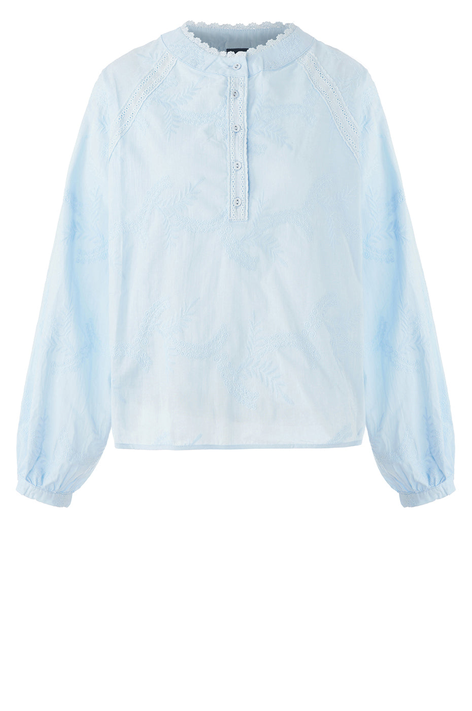 LUXZUZ // ONE TWO Alvina Blouse Blouse 510 Chambray Blue