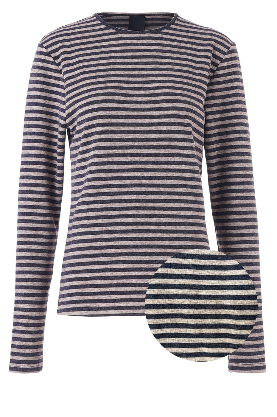 LUXZUZ // ONE TWO Amazig Stripe T-shirt T-Shirt 577 Night Blue