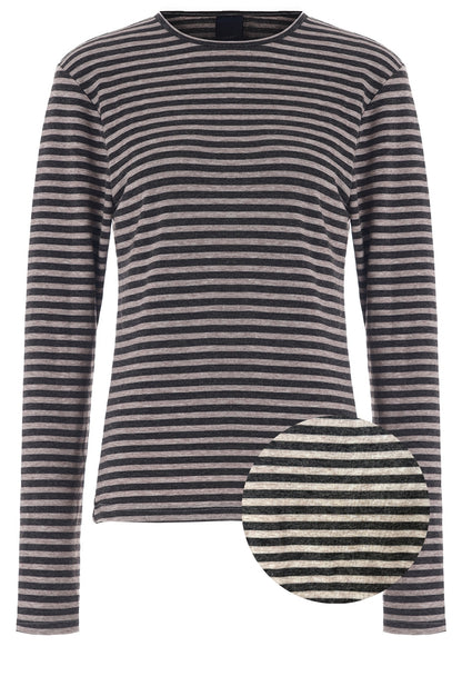 LUXZUZ // ONE TWO Amazig Stripe T-shirt T-Shirt 712 Sandshell