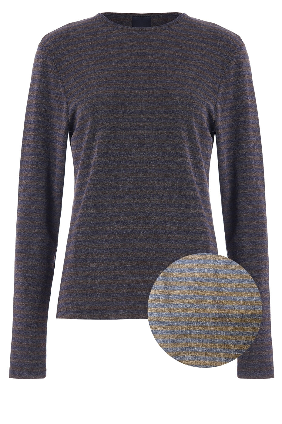 LUXZUZ // ONE TWO Amazig Stripe T-shirt T-Shirt 793 Chocolate Plum