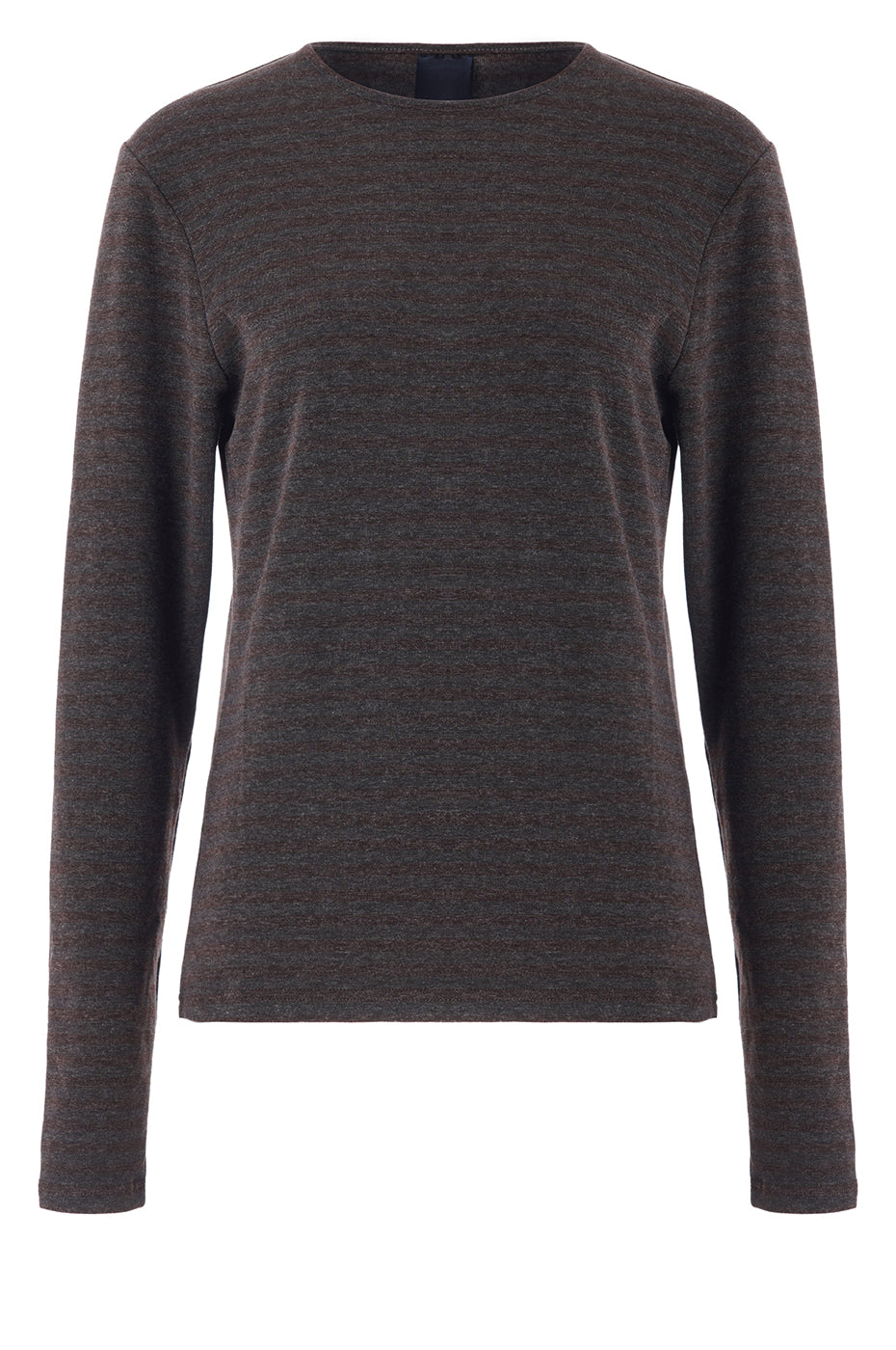 LUXZUZ // ONE TWO Amazig Stripe T-shirt T-Shirt 833 Asphalt