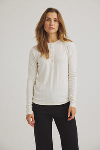 Ambutto Pointelle T-shirt - Ecru