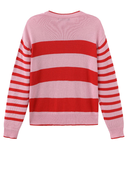 LUXZUZ // ONE TWO Aminah Knit Knit 349 Flame Scarlet