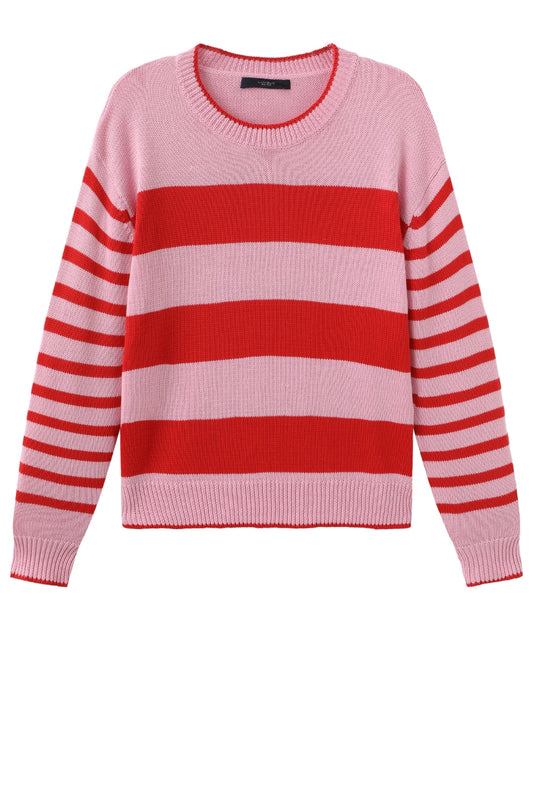 LUXZUZ // ONE TWO Aminah Knit Knit 349 Flame Scarlet