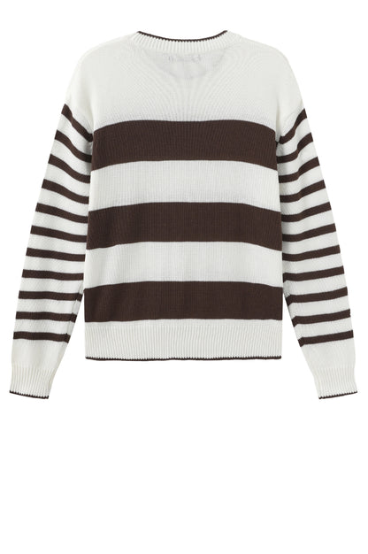 LUXZUZ // ONE TWO Aminah Knit Knit 737 Cream