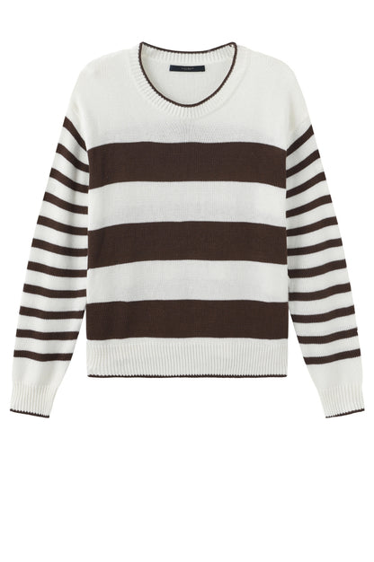 LUXZUZ // ONE TWO Aminah Knit Knit 737 Cream