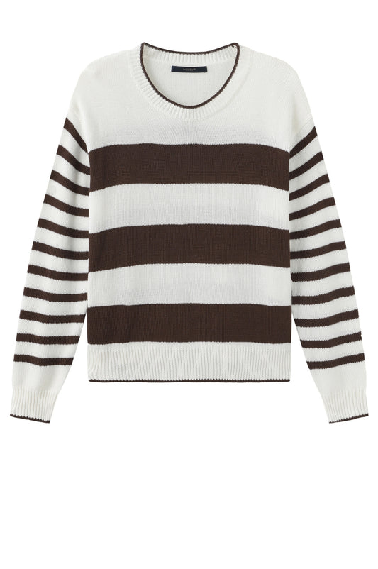 LUXZUZ // ONE TWO Aminah Knit Knit 737 Cream