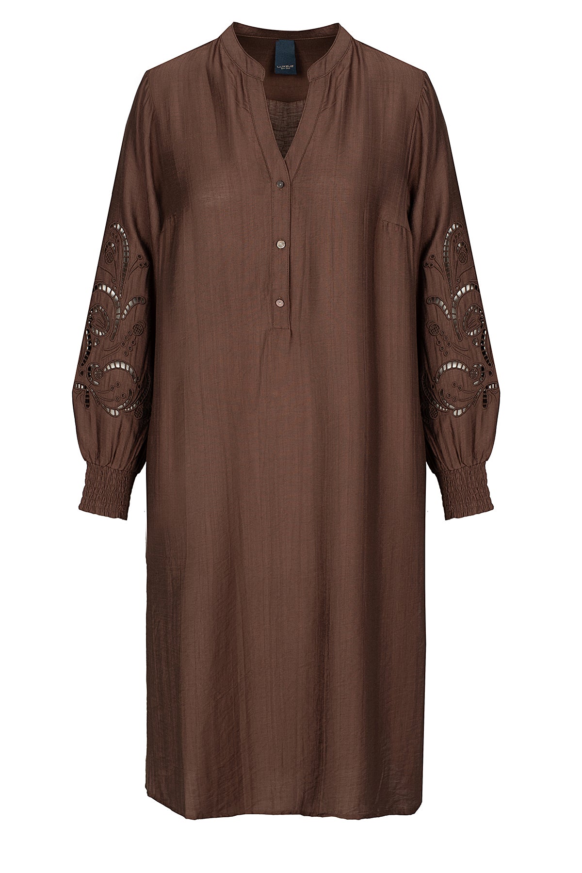 LUXZUZ // ONE TWO Arios Dress Dress 718 Suitcase Brown