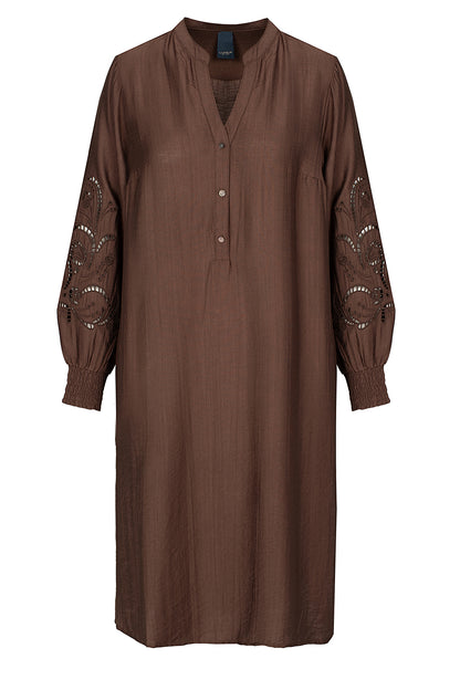 LUXZUZ // ONE TWO Arios Dress Dress 718 Suitcase Brown