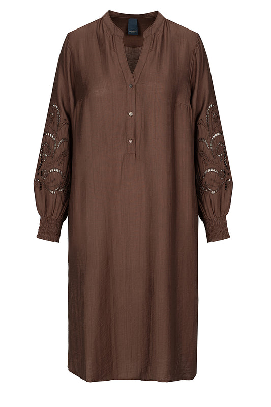 LUXZUZ // ONE TWO Arios Dress Dress 718 Suitcase Brown